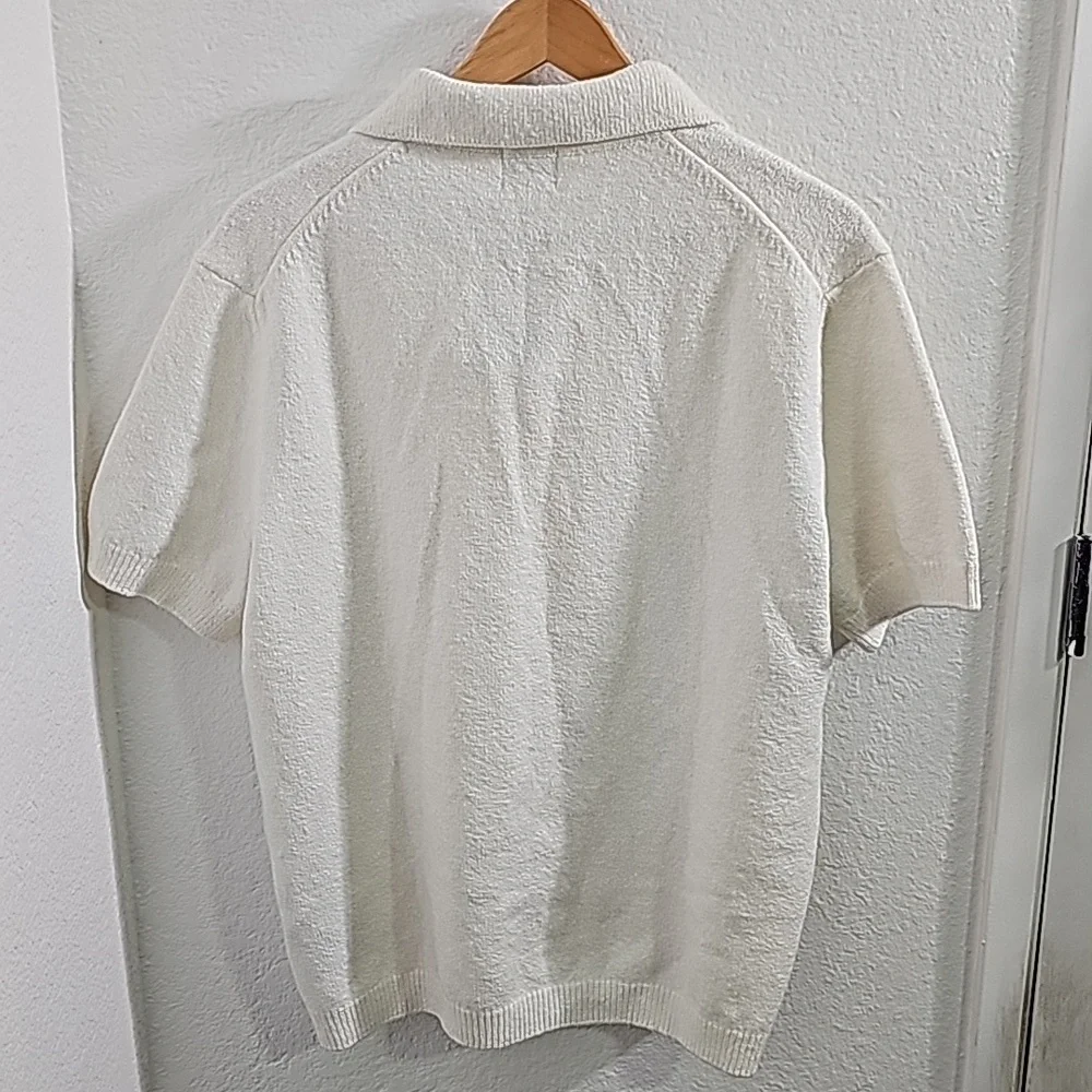 NWT H&M Boucle Polo Shirt Men's Sz.L - Picture 8 of 10